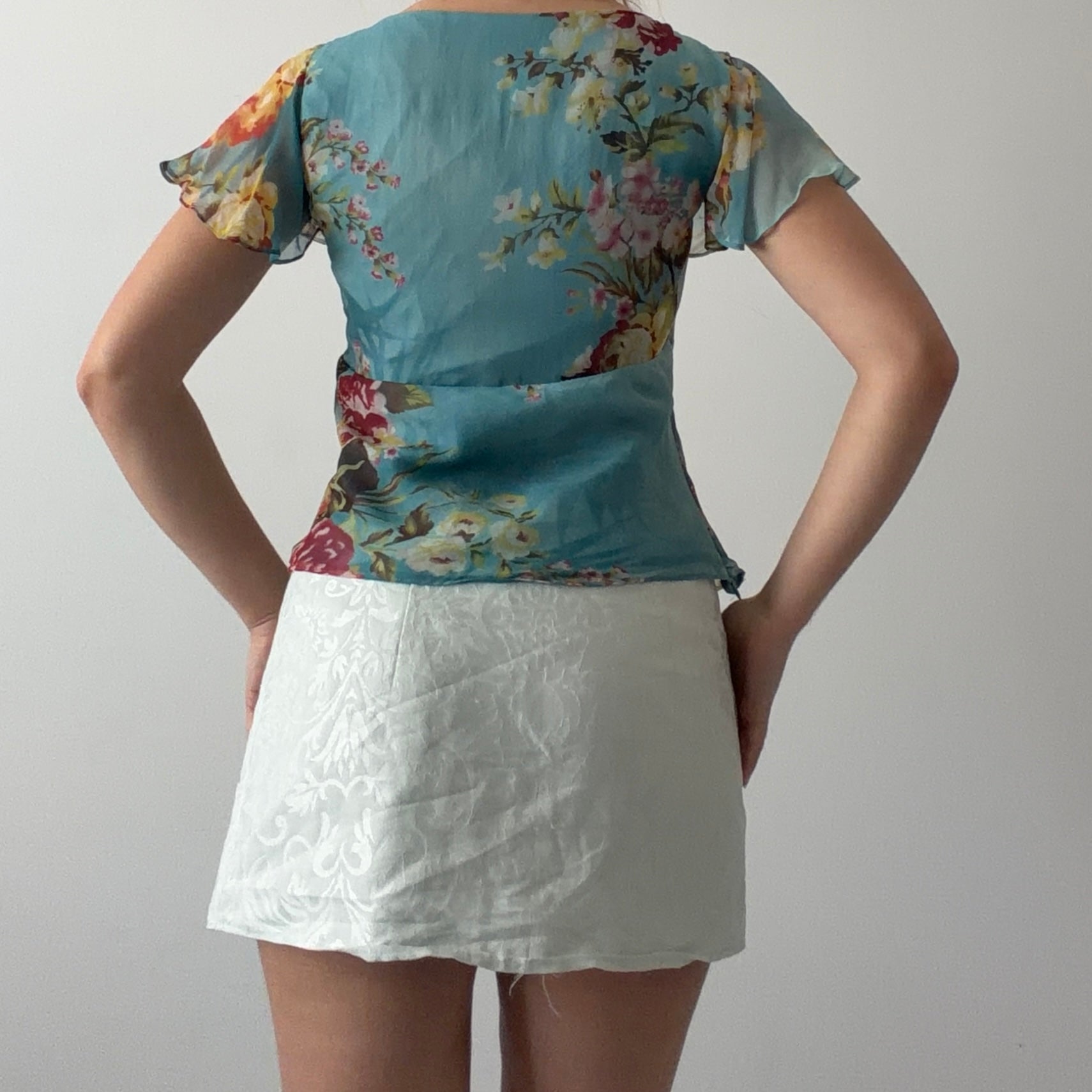 Ice Silk Babydoll Top | S