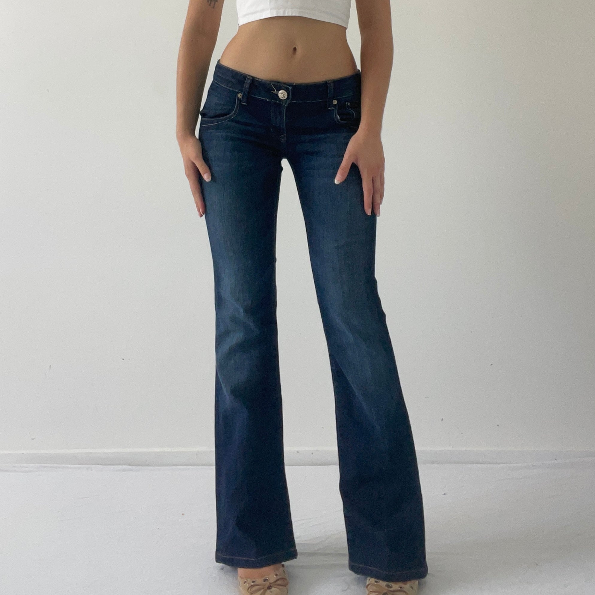 Mavi Low Rise Bootcut Jeans | S