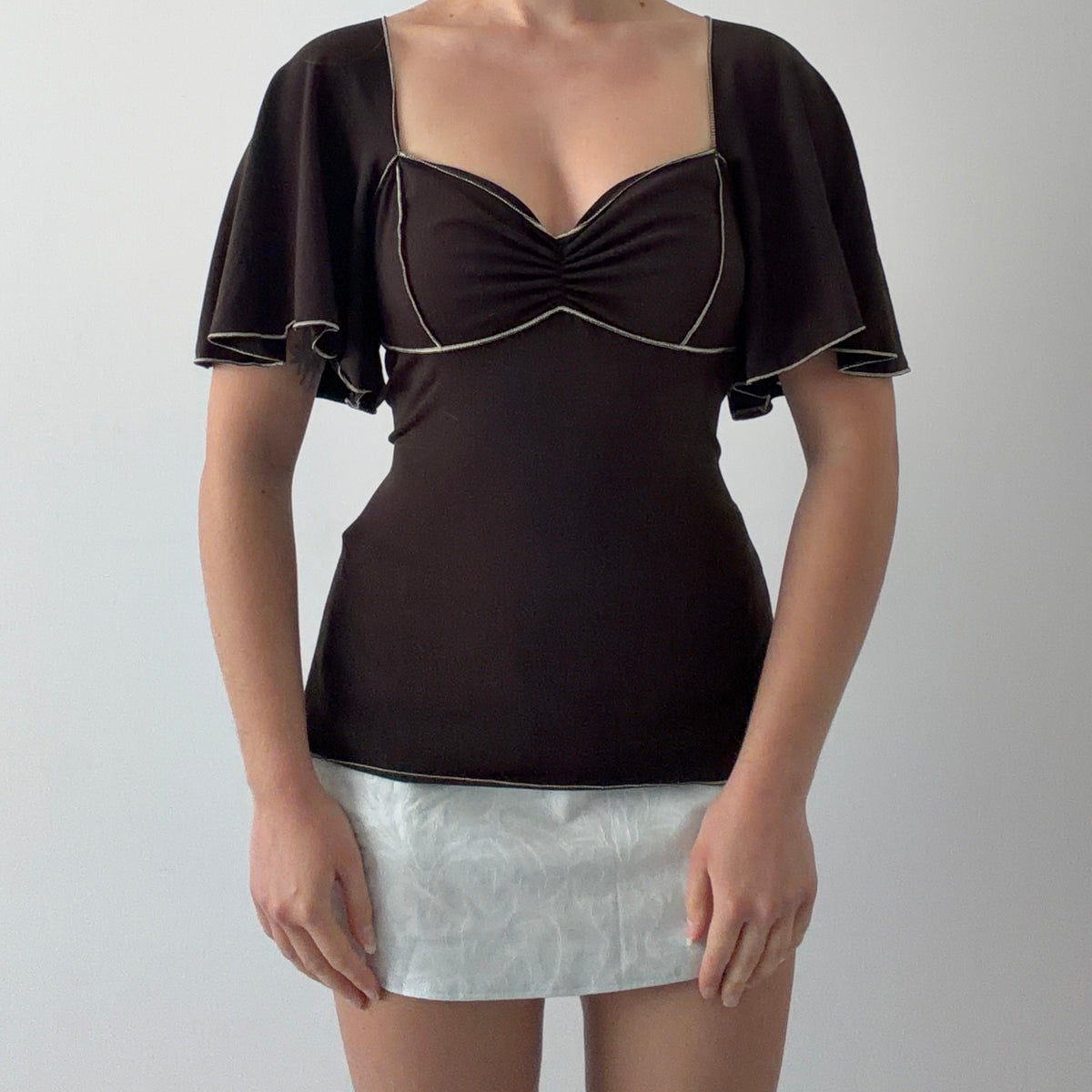 Max Studio Floaty Sleeve Top | M-L