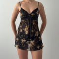 Victoria's Secret Floral Mini Slip Dress | XS