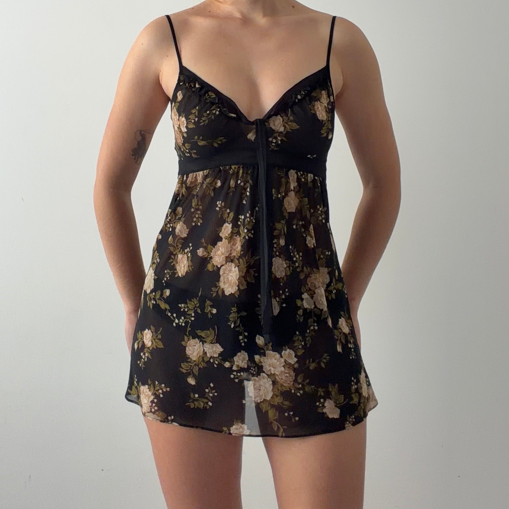 Victoria's Secret Floral Mini Slip Dress | XS
