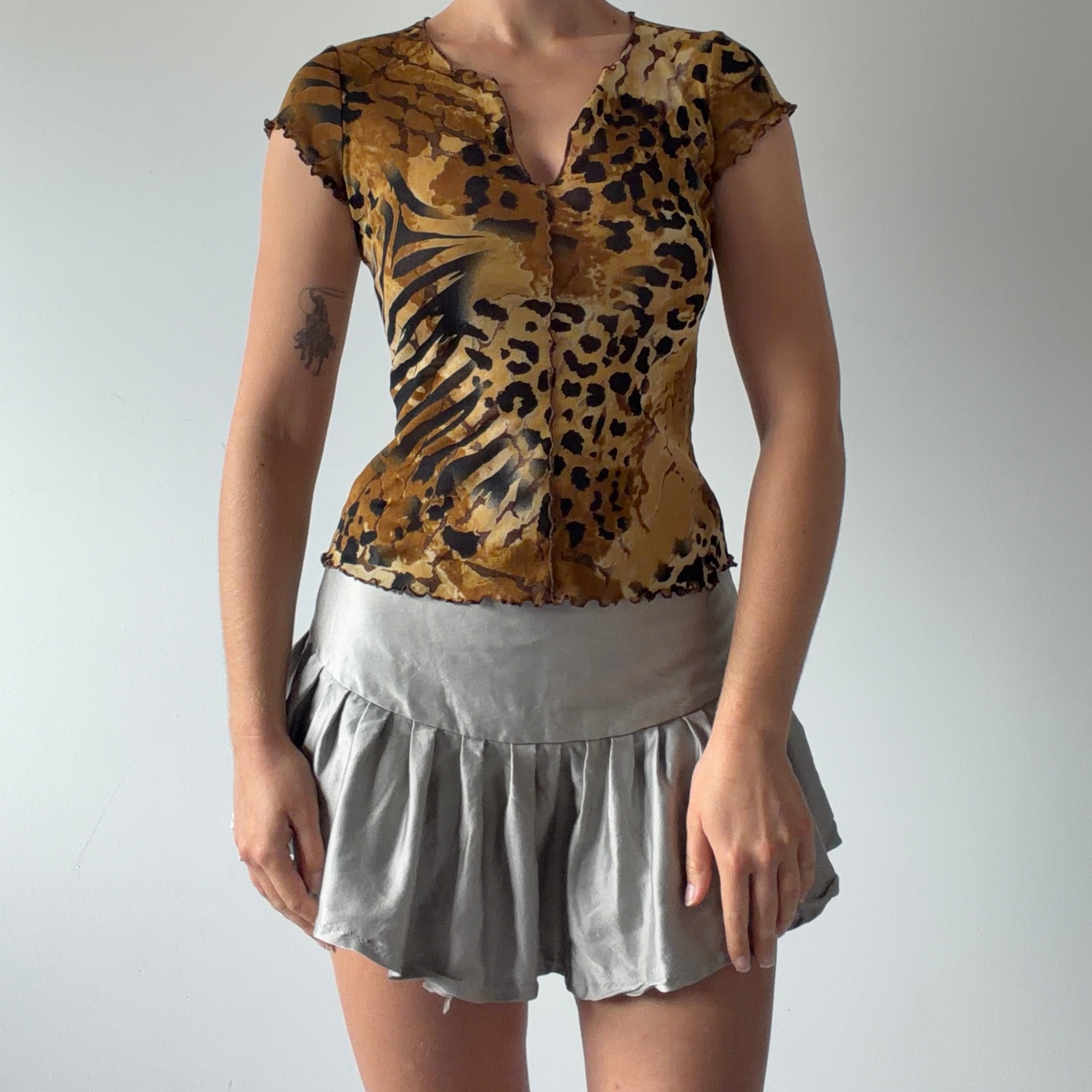 Wet Seal Mesh Top | 6-8