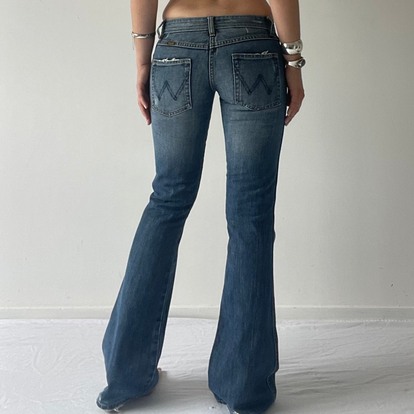 Wrangler Super Low rise Flare Jeans | 4-6