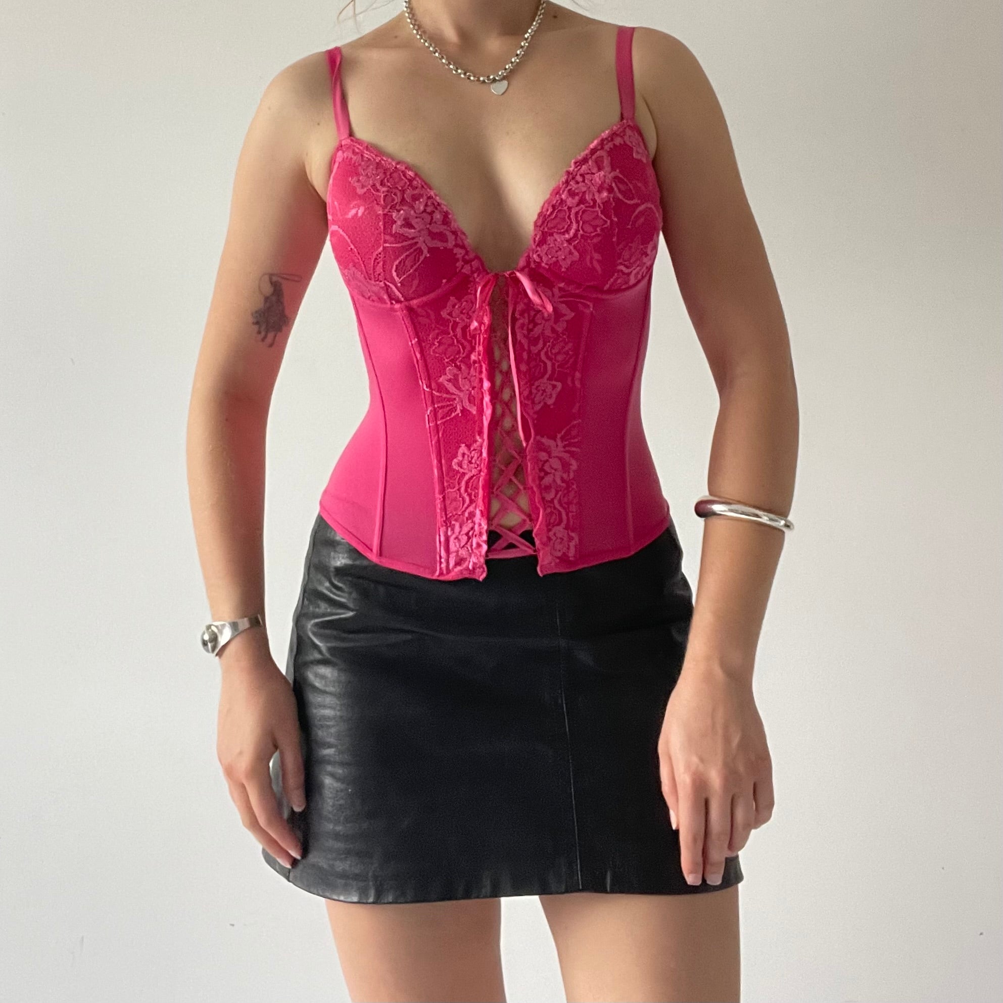 00s Lace Up Corset