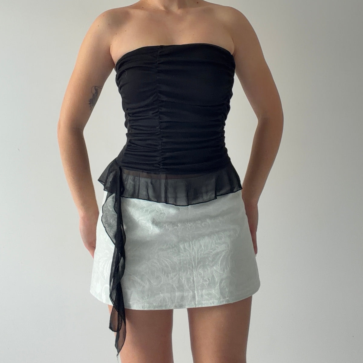 Heart Moon Star Strapless Top | S-M