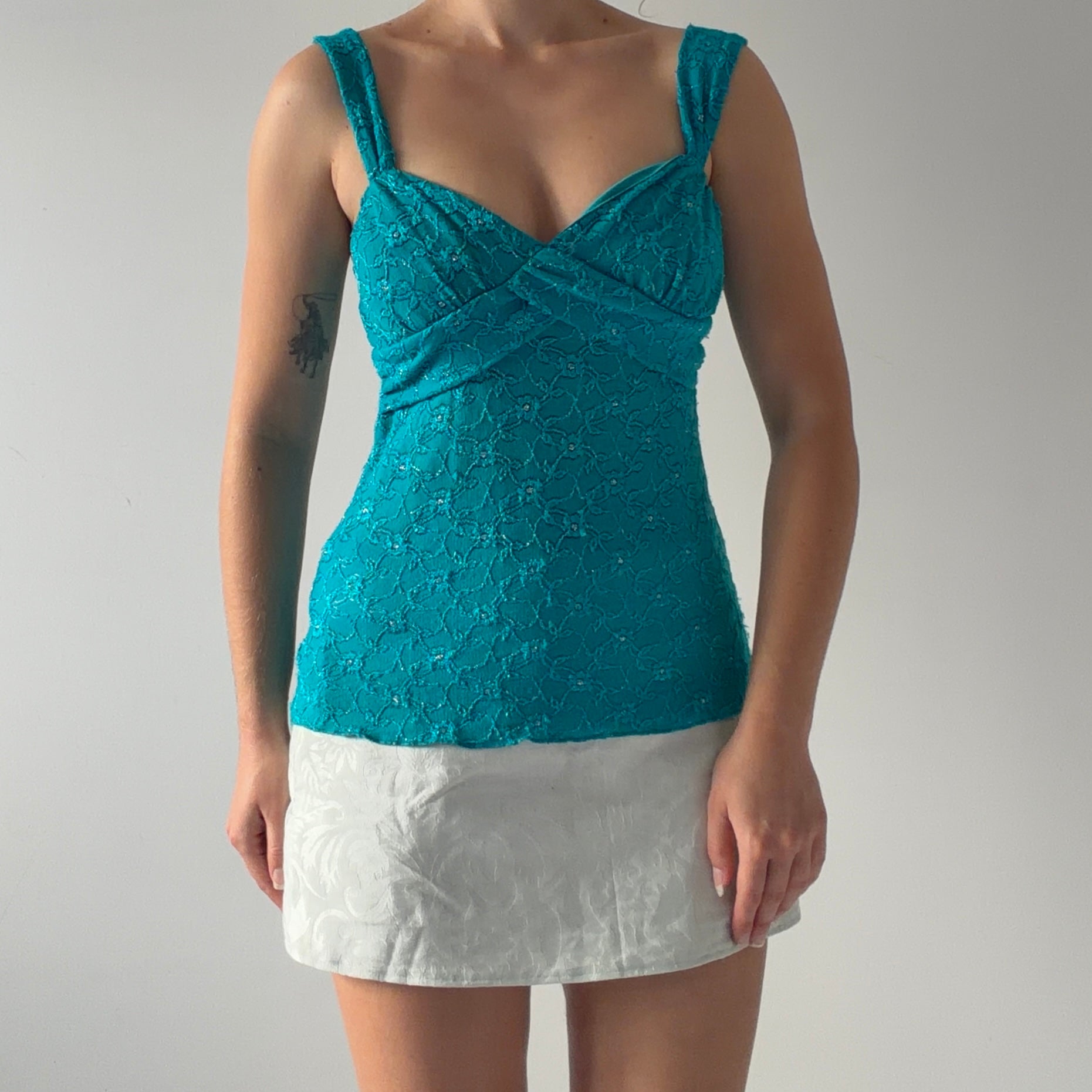 Byer California Lace Babydoll Top | S