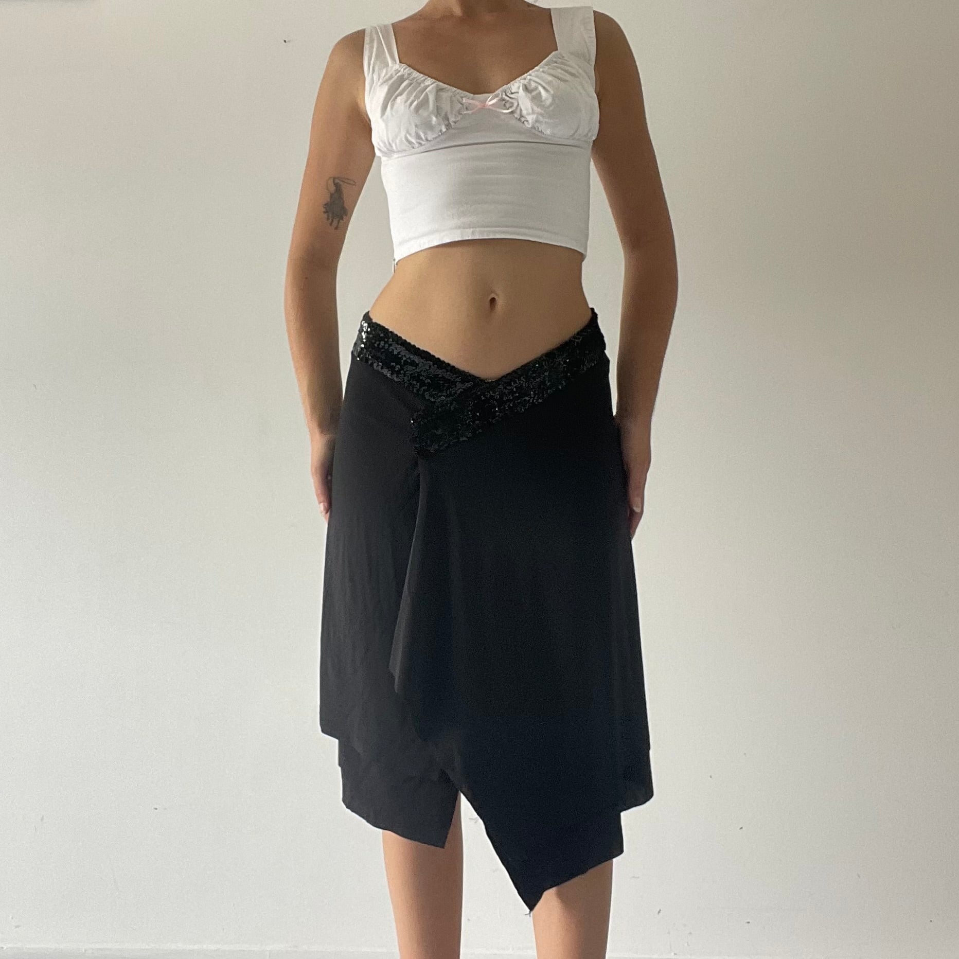 Asymmetric Midi Skirt | 8-12