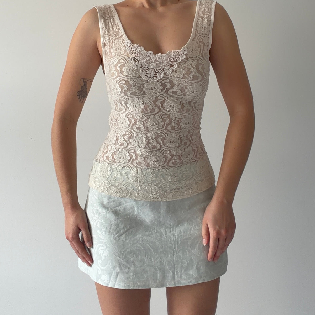 Cinema Etoile Lace Cami Top | M