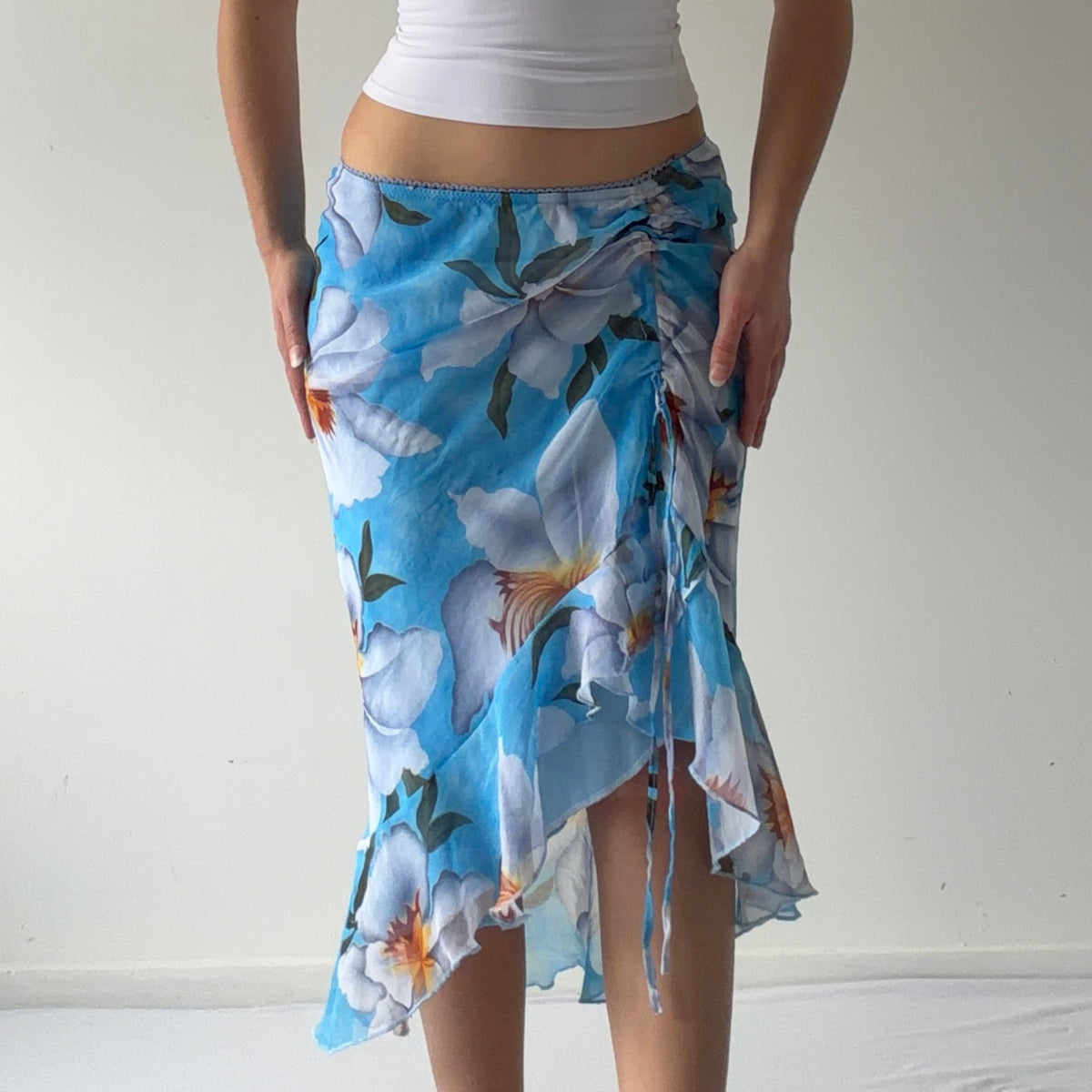 Body & Soul Floral Midi Skirt | XS-S