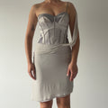 Karen Millen Silk Corset Mini Dress | XS