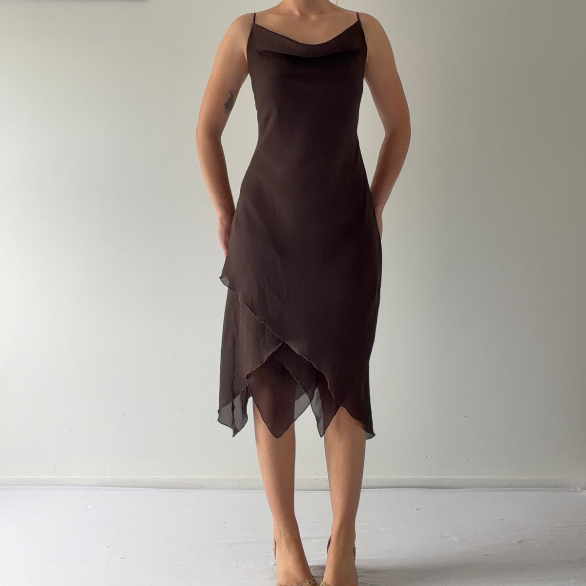 Jessica Cowl Midi Dress | L