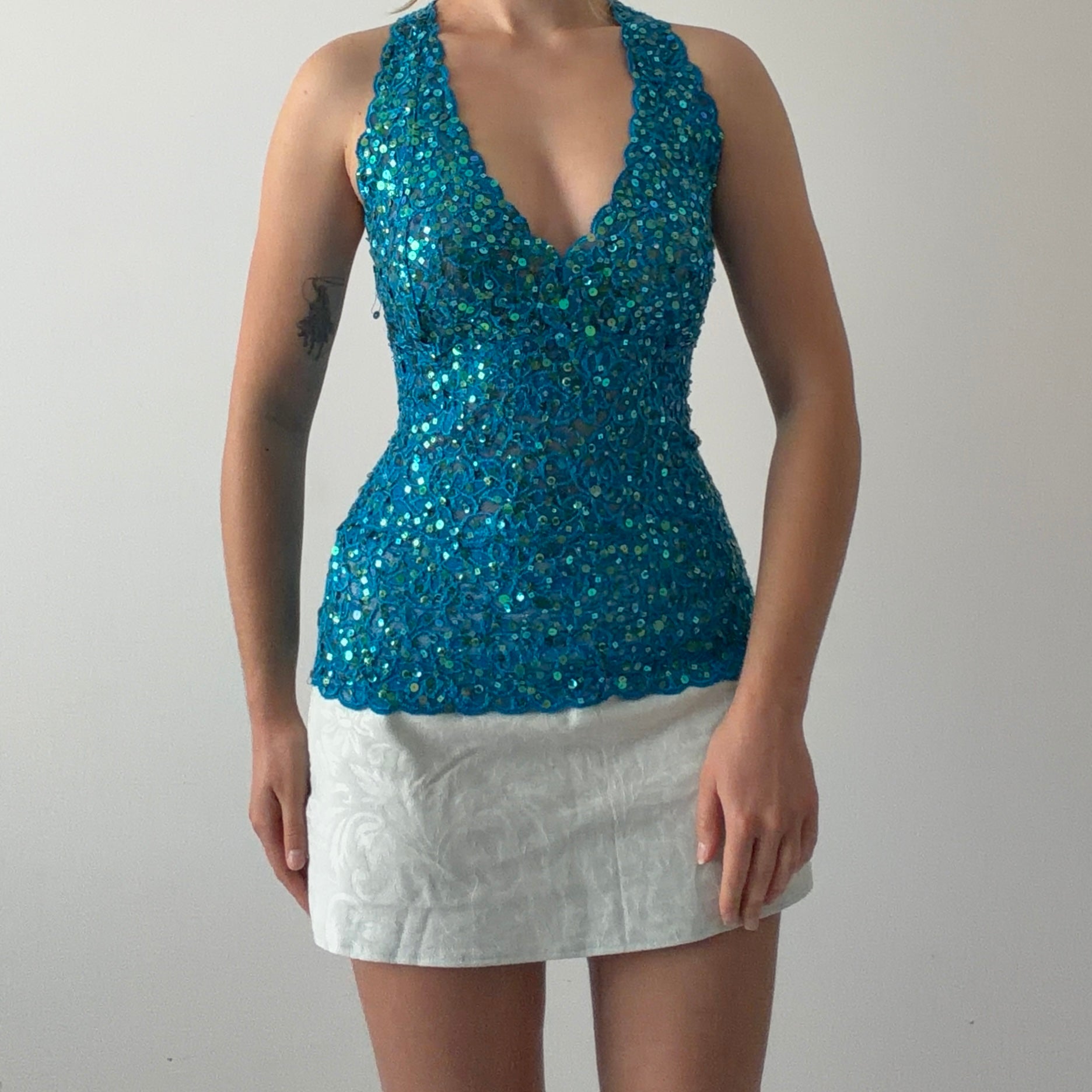 Cache Sequin Top | M