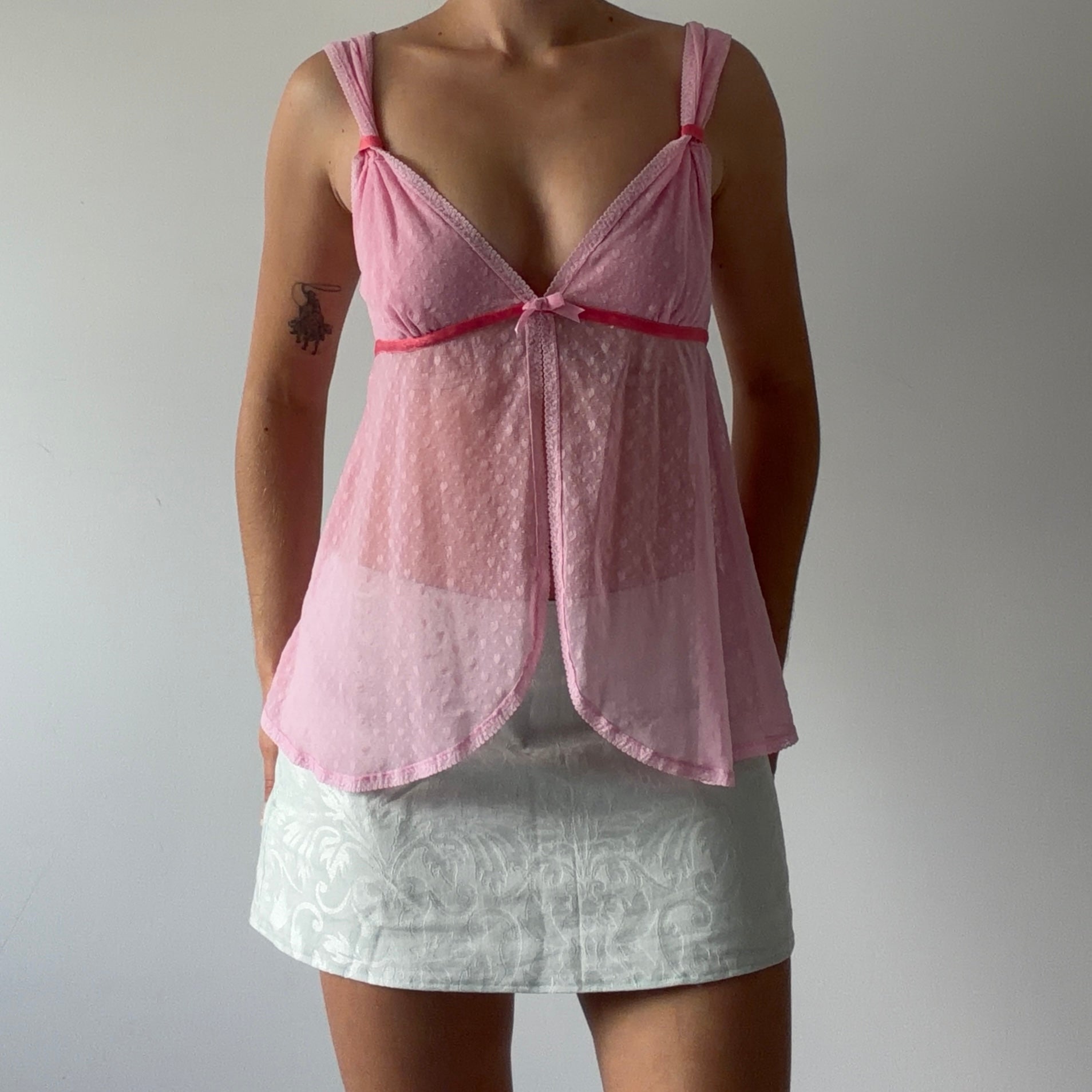 Victoria's Secret Lace Babydoll Top | 6-10