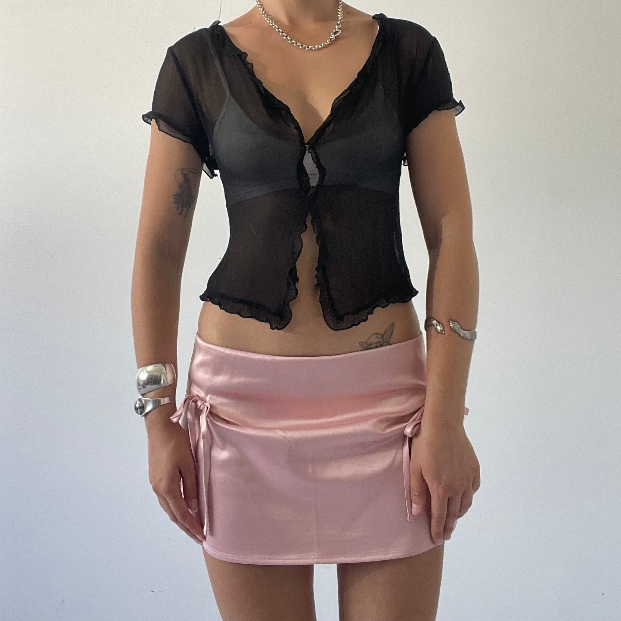 Lisa Ho Silk Ruffle Top | 10-12