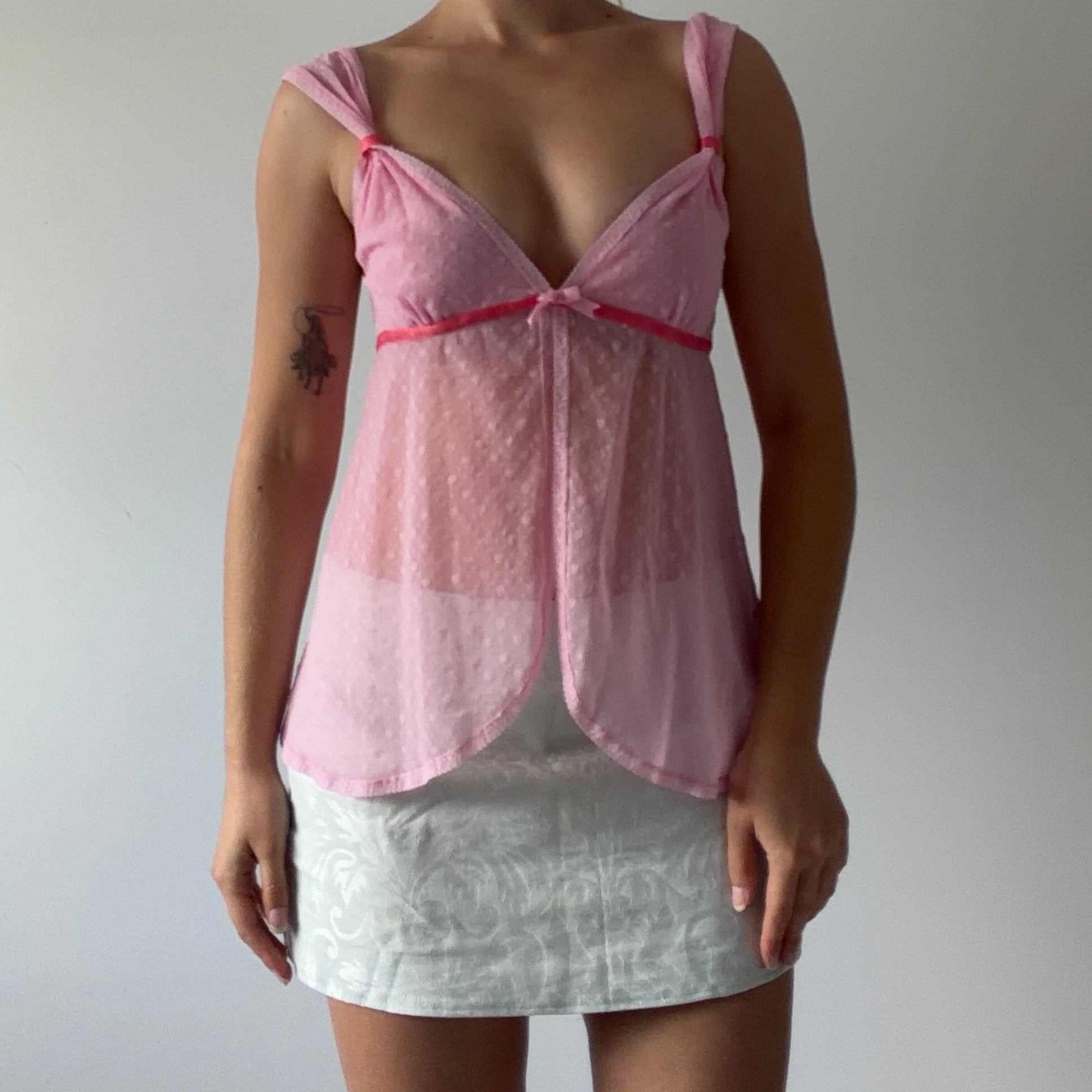 Victoria's Secret Lace Babydoll Top | 6-10