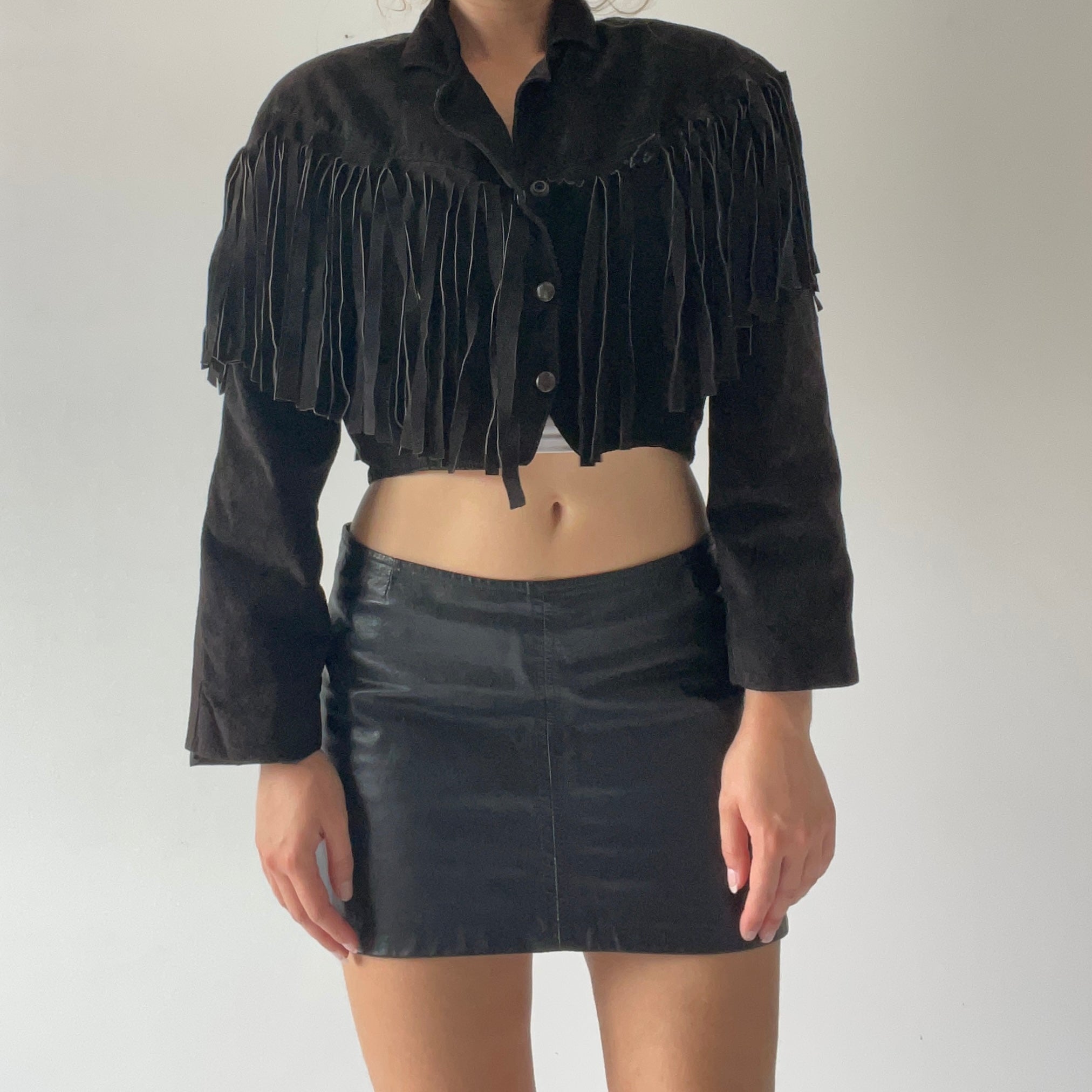 Western Suede Tassel Jacket | Made in Australia | 6-10