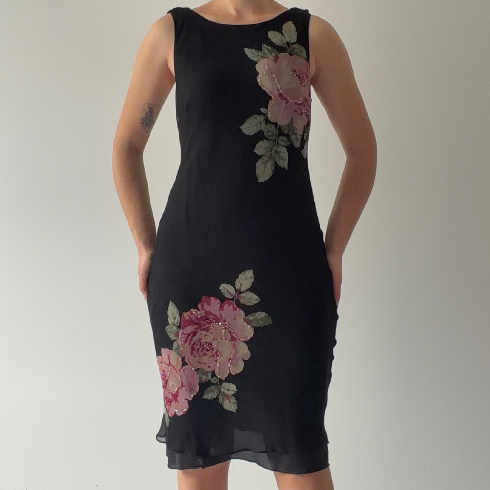 Robbie Bee Silk Midi Dress | 12-14