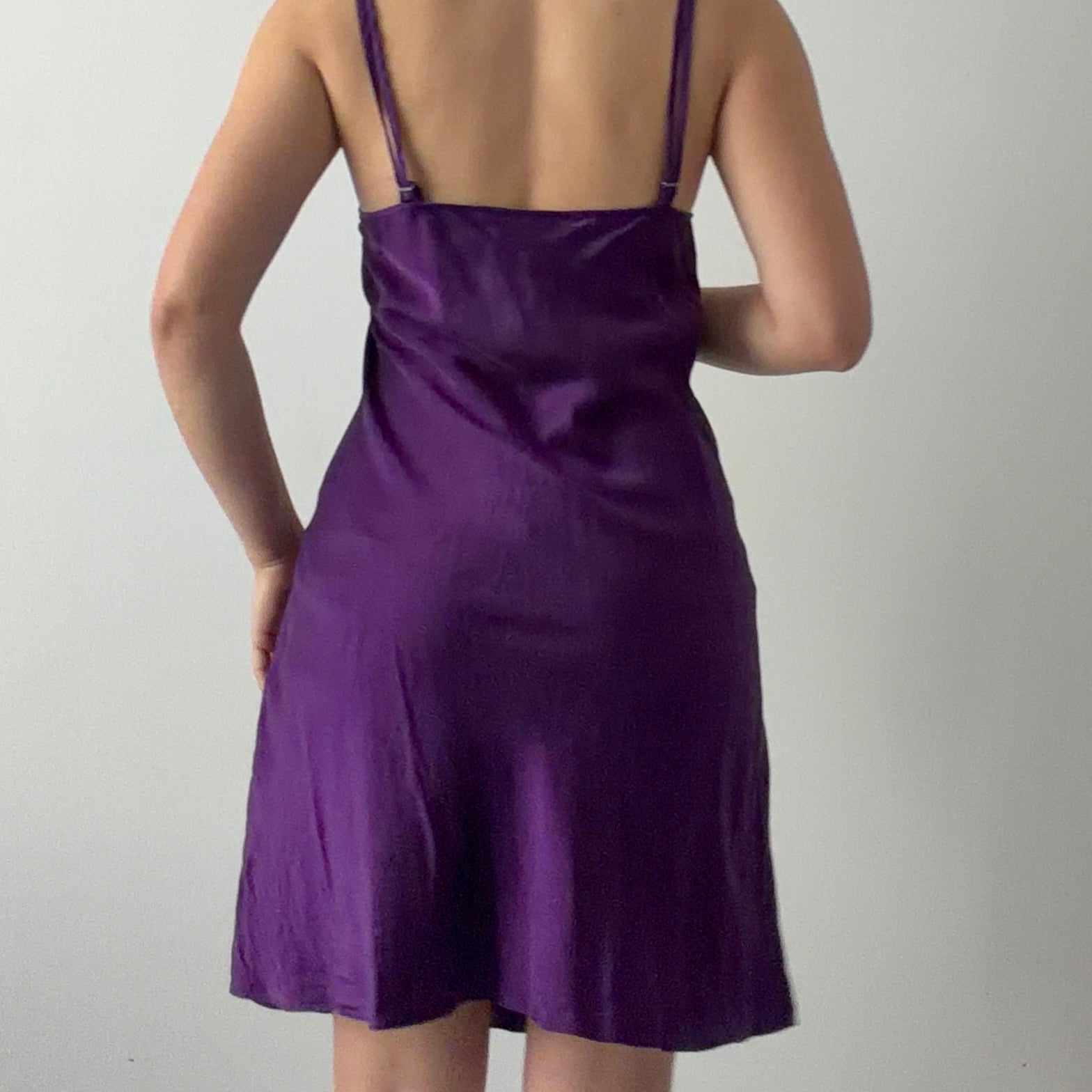 Valarie Stevens Silk Slip Dress | L