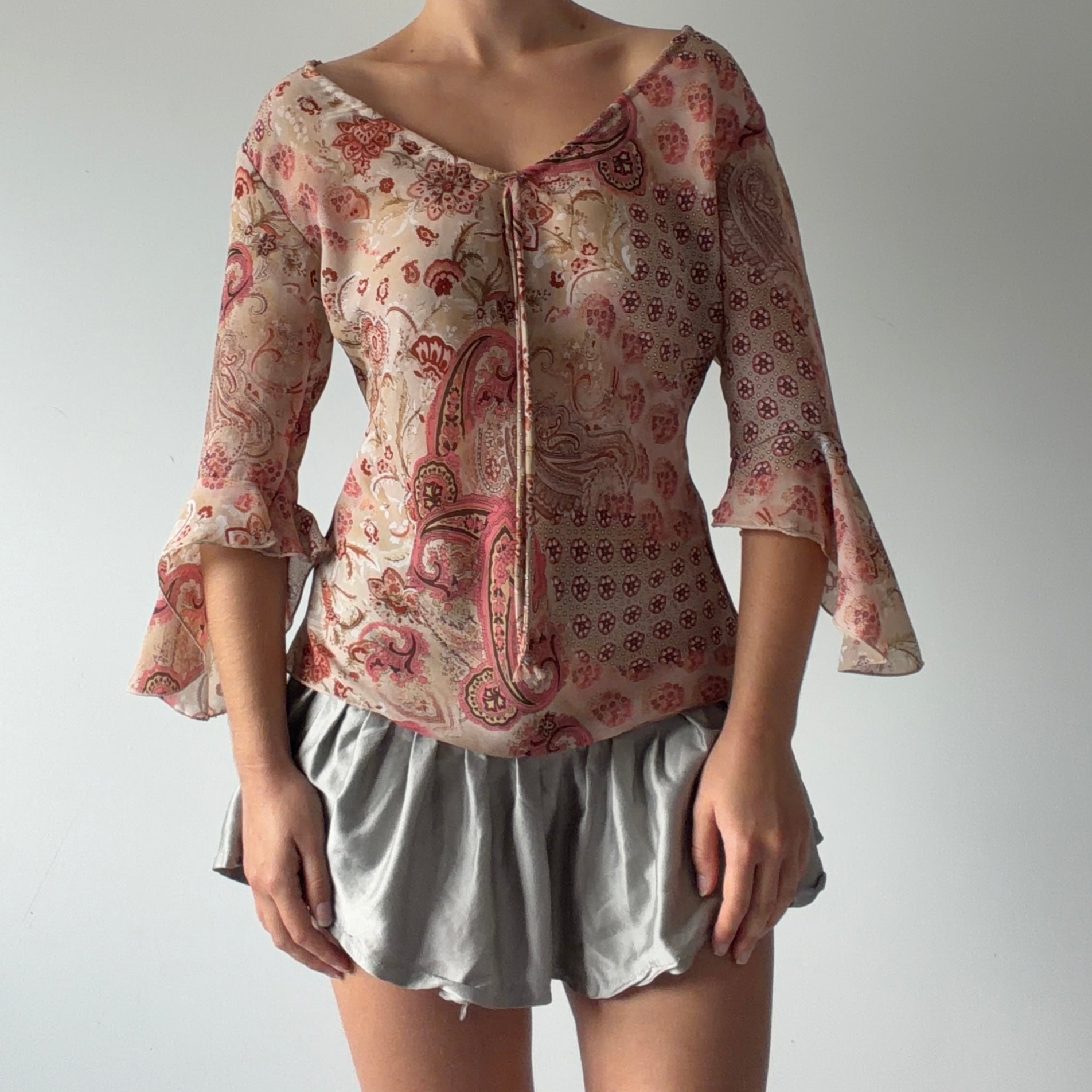Iz Byer Paisley Top | Made in USA | S
