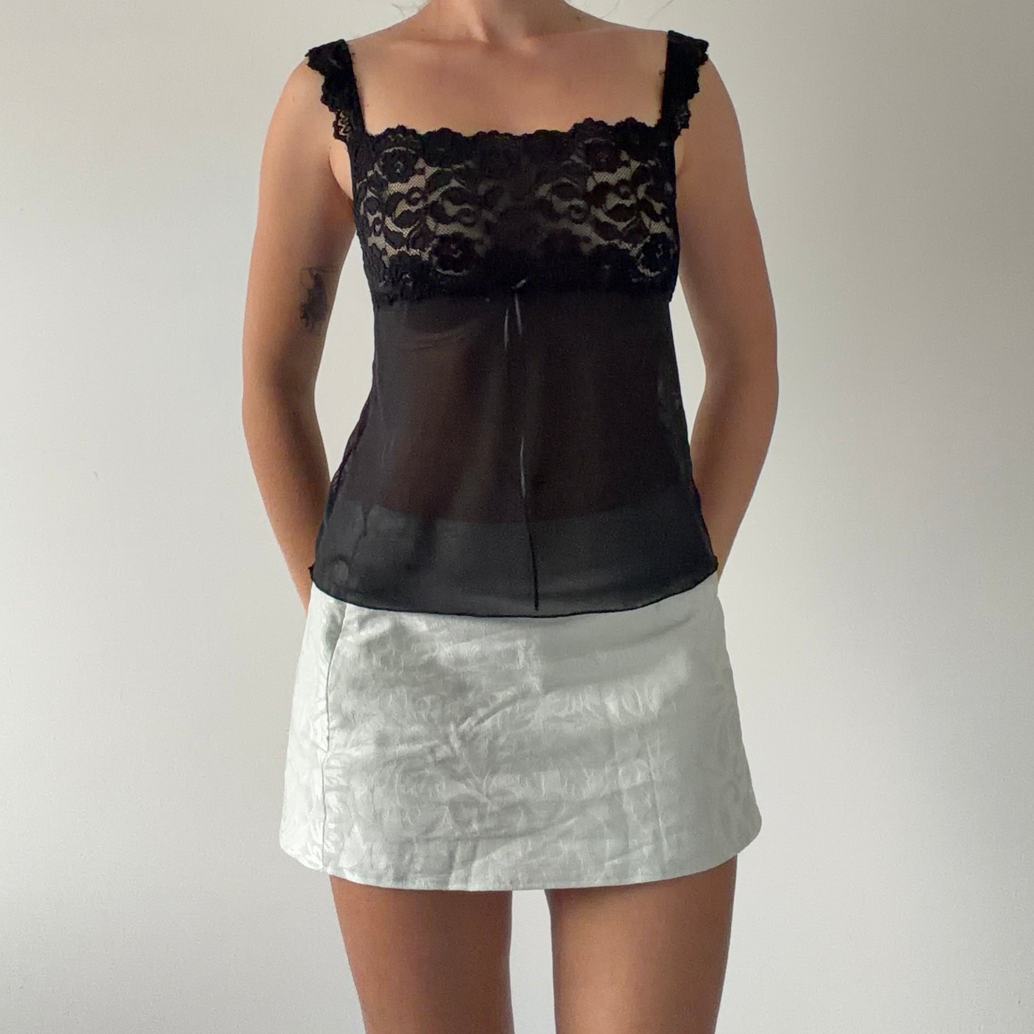 Cabernet Lace Babydoll Top | 10-12