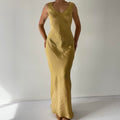 Bias Cut Shimmery Maxi | S