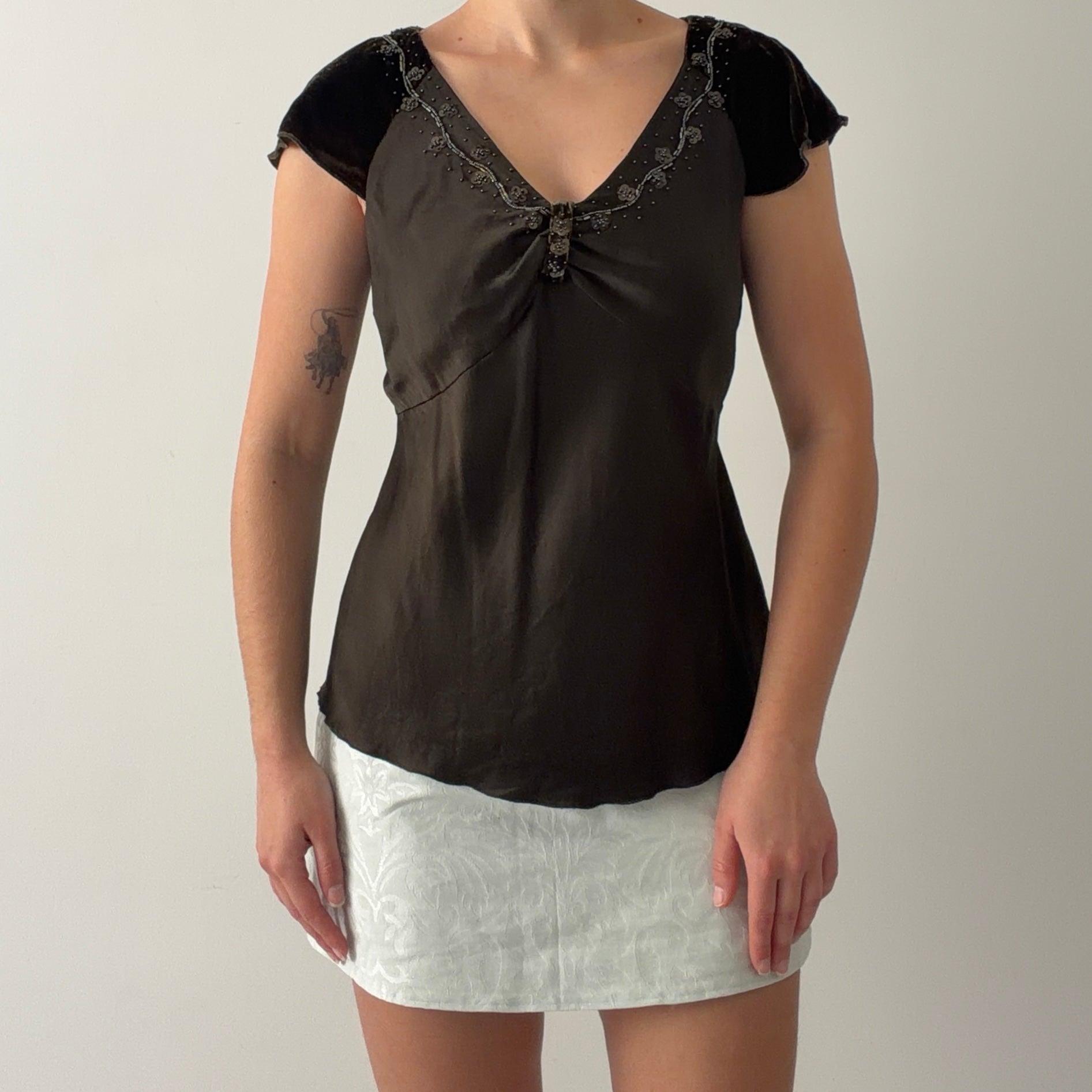 Nine West Beaded Top | M