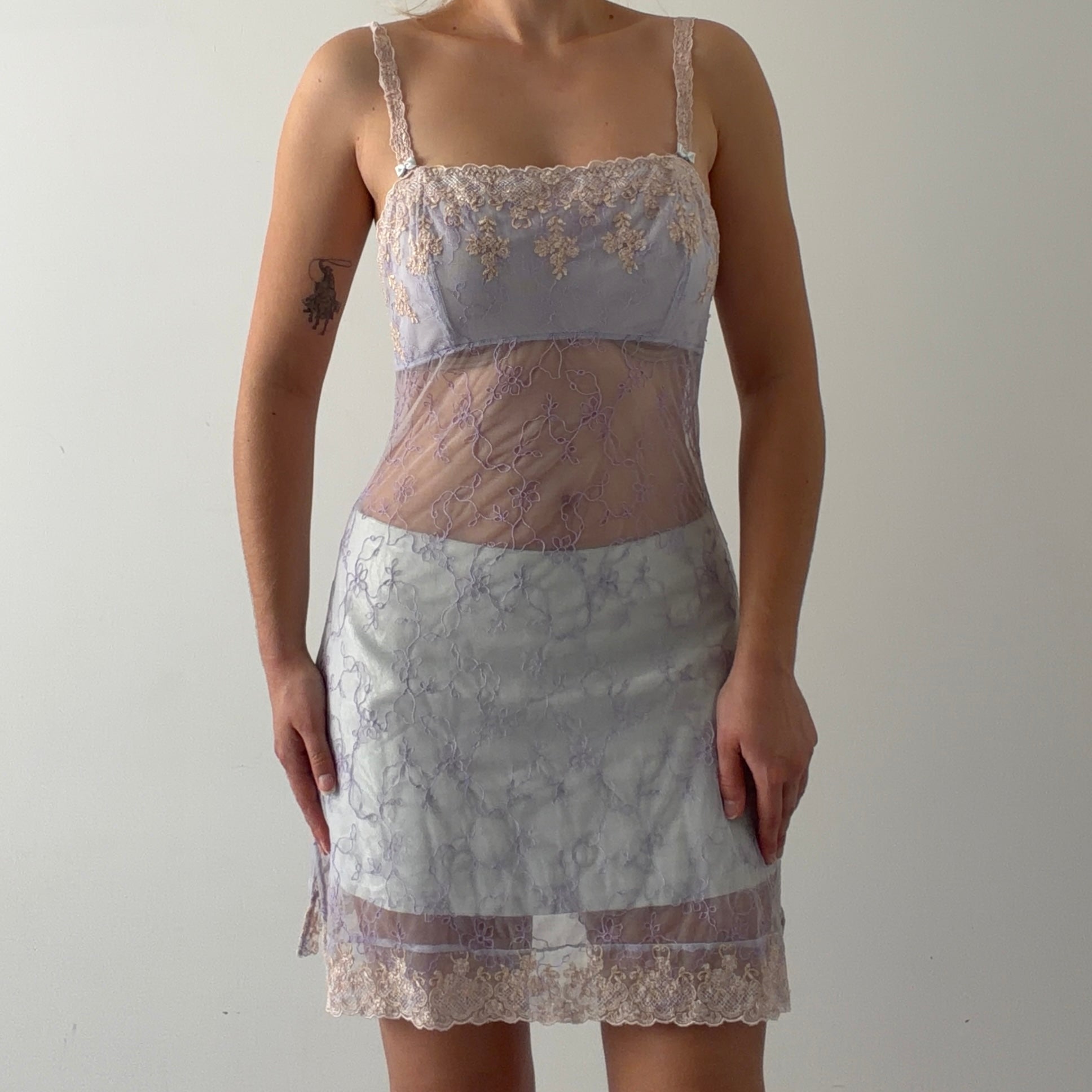 Felina Lingerie Embroidered Babydoll | M