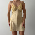Victoria's Secret Gold Label Silk Slip | Baby Yellow | S