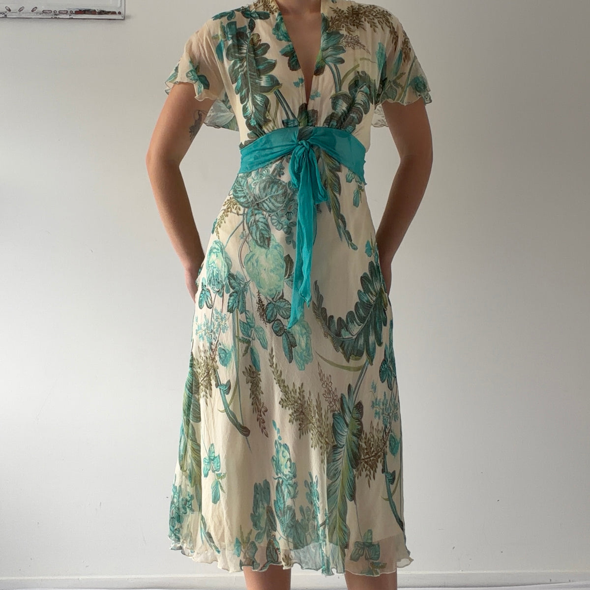 Jonathan Martin Silk Dress | 14-16