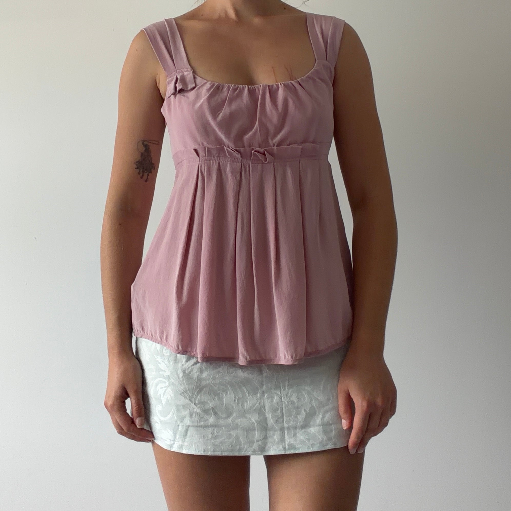 Cue Silk Babydoll Top | Made in Australia | 6-8