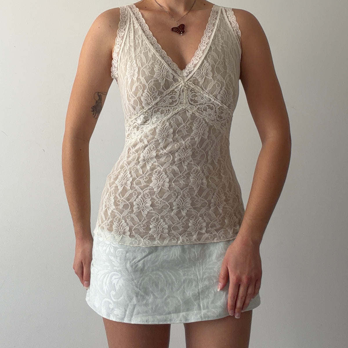 Flexees Lace Cami Top | S-M