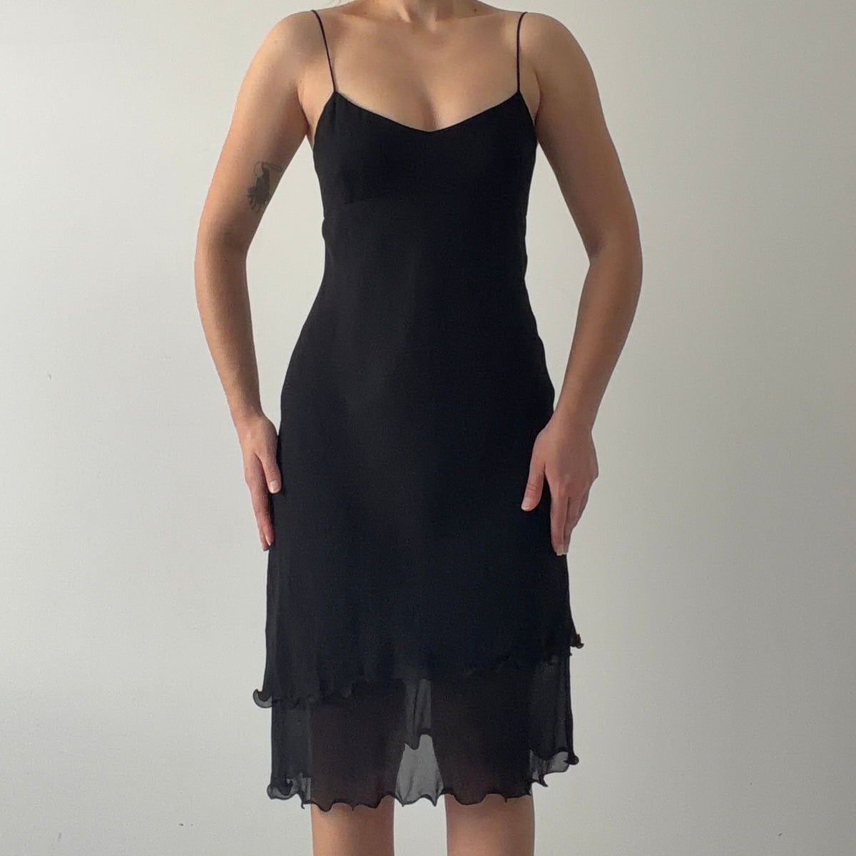 Ann Taylor Silk Midi Dress | XS
