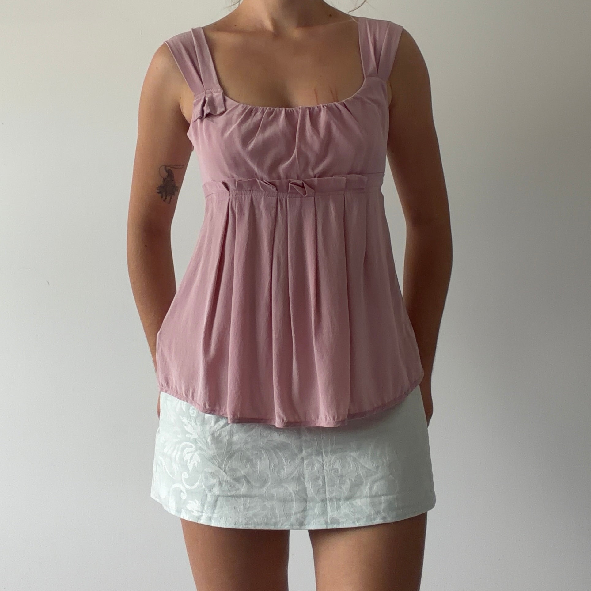 Cue Silk Babydoll Top | Made in Australia | 6-8