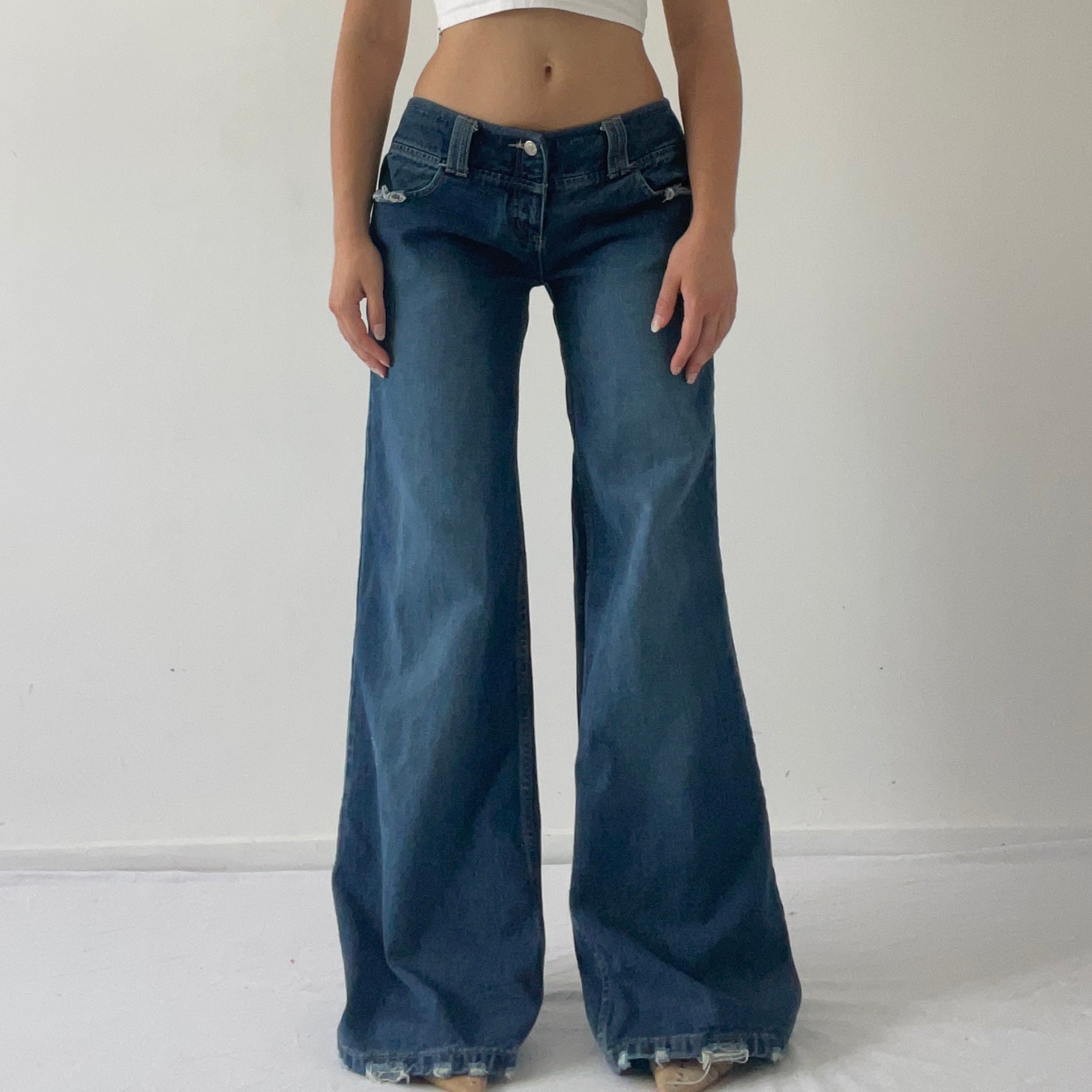 Roxy Low Rise Wide Jeans | 8-10