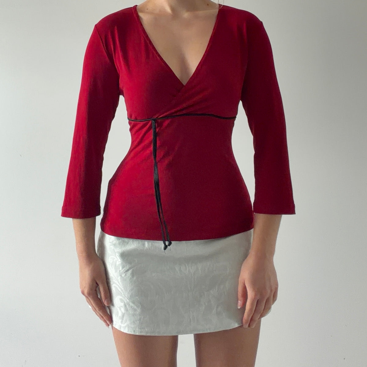A Byer 3/4 Sleeve Top | L
