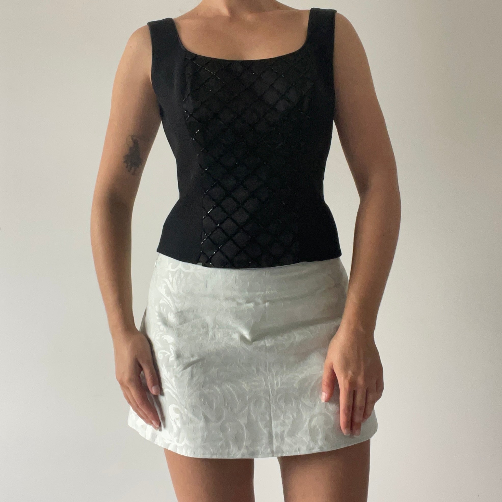 Beaded Corset Top | M