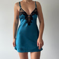 Frederick's of Hollywood Slip - Teal | S