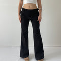 Low Rise Wide Leg Pants | 8-10
