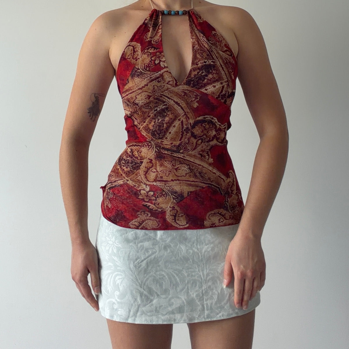 Pulsion Paris Paisley Halter Top | S-M