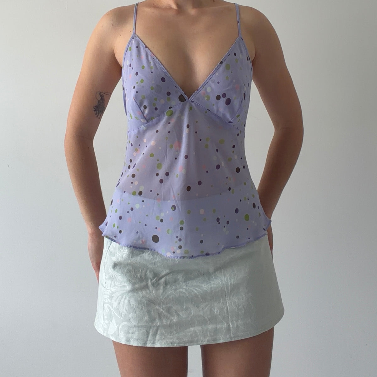 Victoria's Secret Polka Dot Halter | L