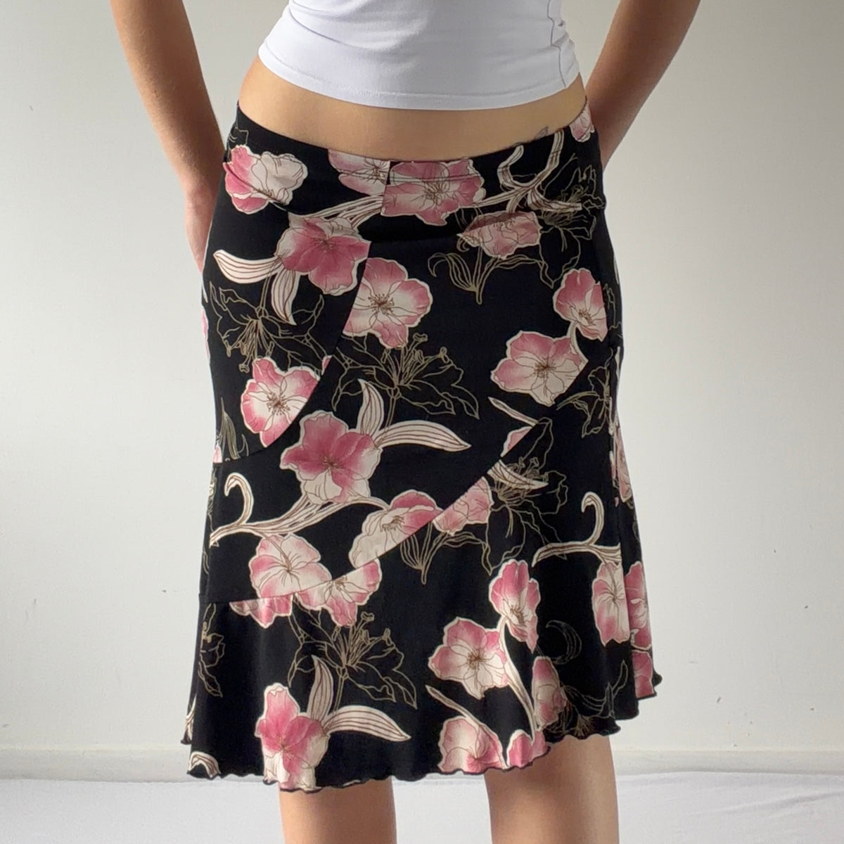 Susan Lawrence Floral Mid Skirt | XS-S