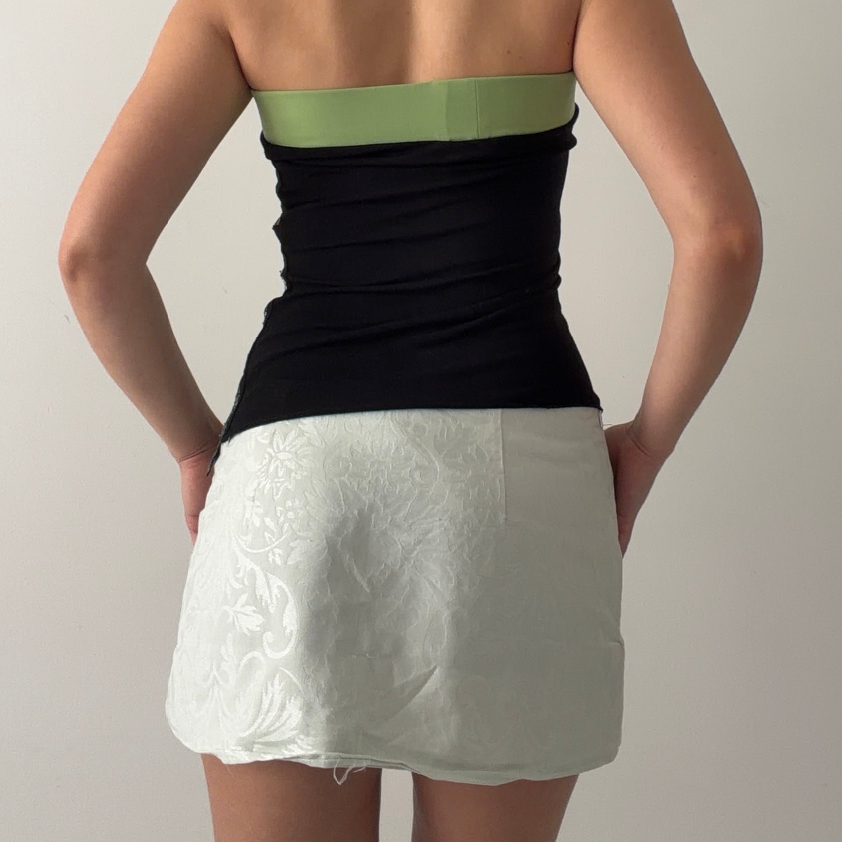 Body Central Strapless Beaded Top | S