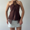 Shasa Collection Embellished Halter top | XS