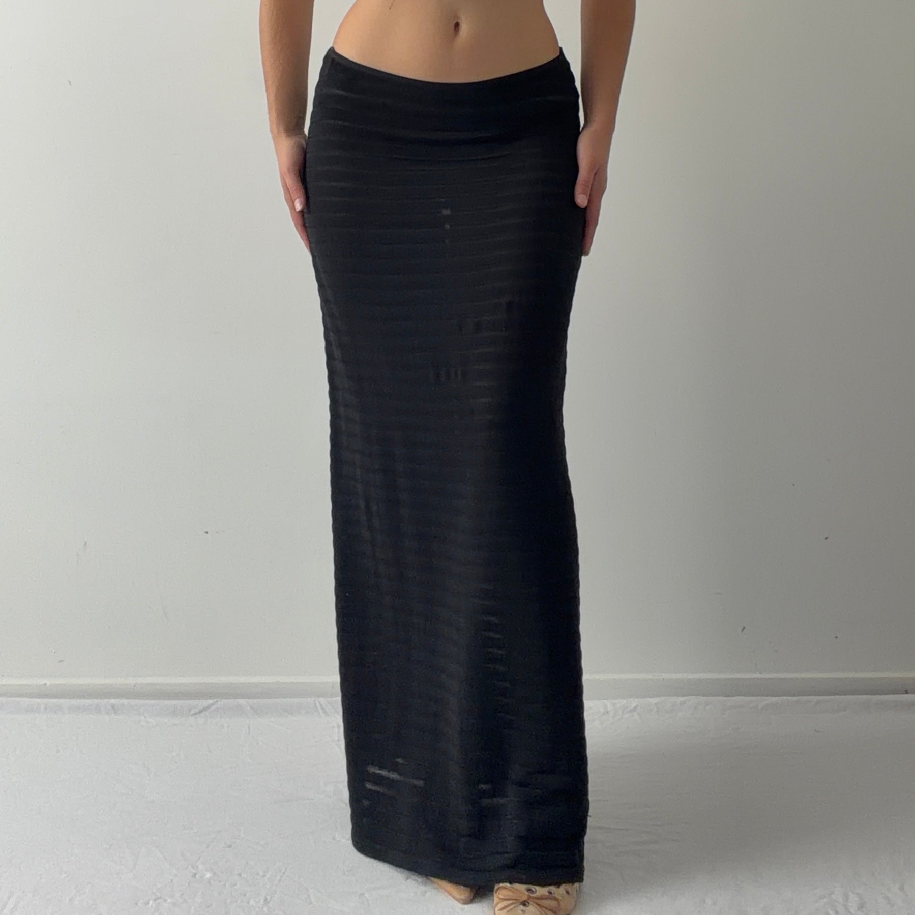 David Pond Slinky Maxi Skirt | 6-12