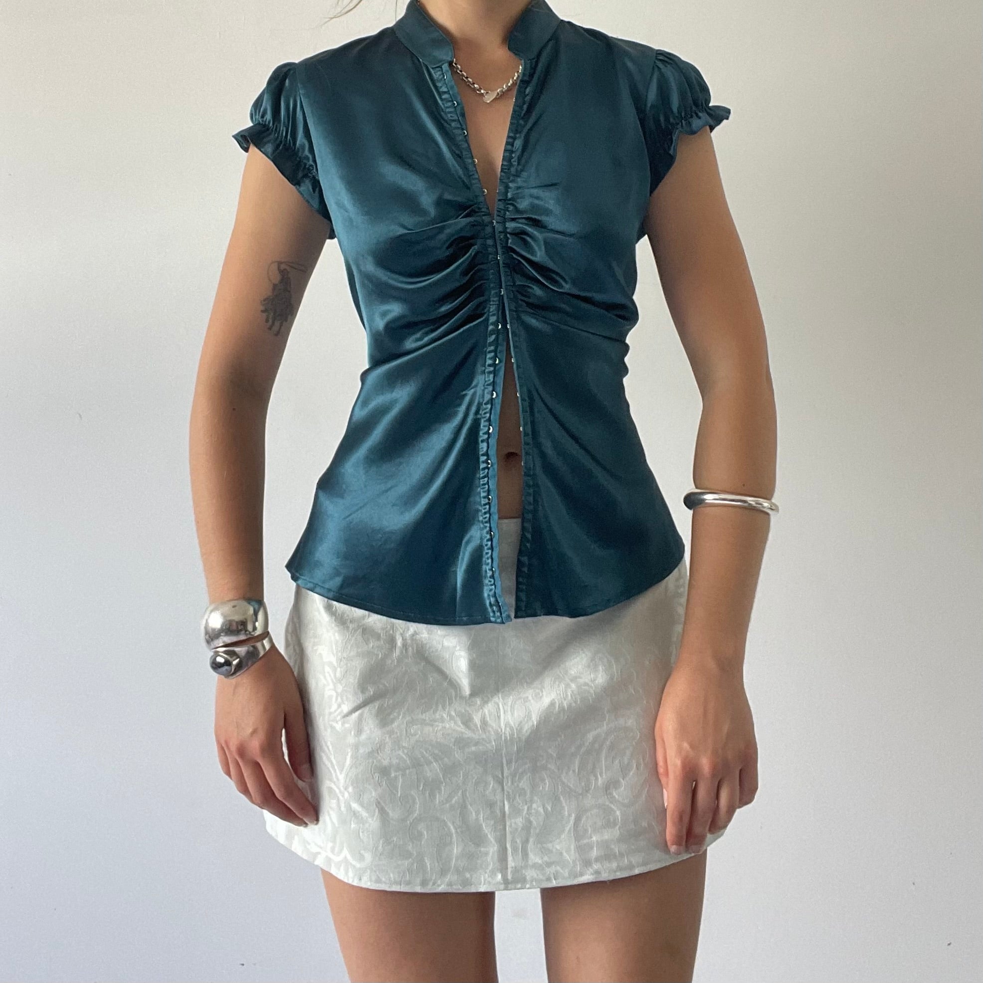 Review Ruched Top | Made in Australia | 10-12