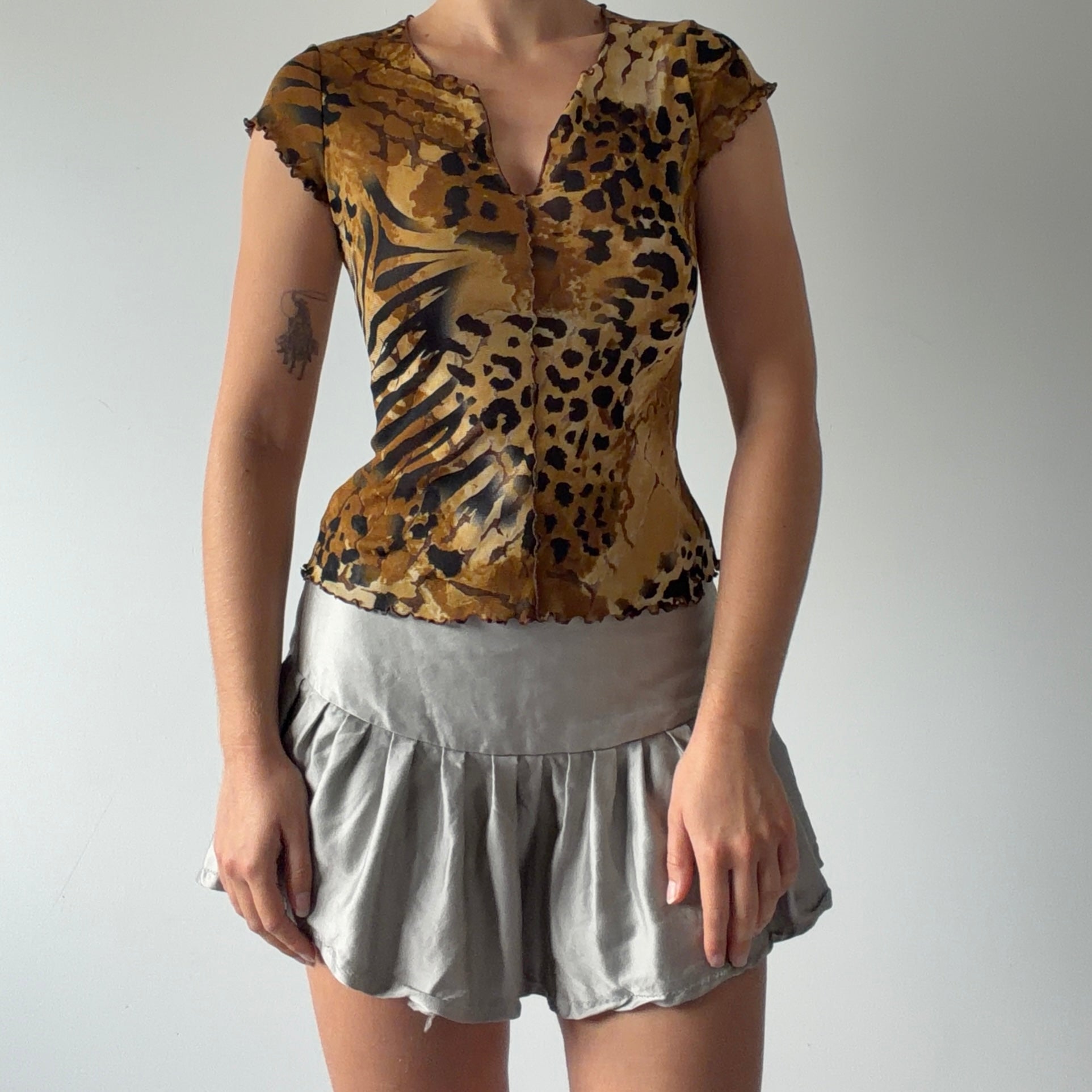 Wet Seal Mesh Top | 6-8