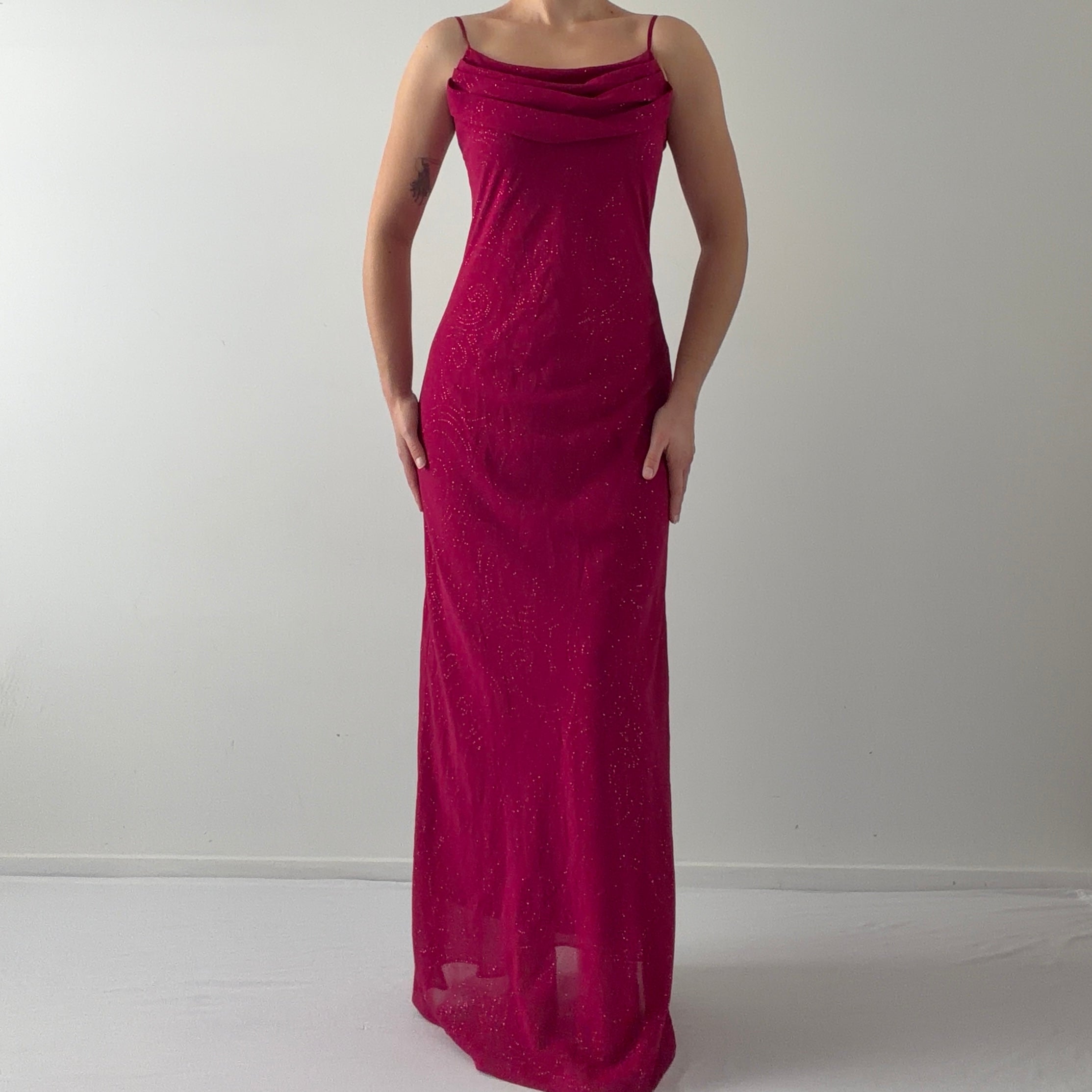 Karina Cowl Maxi Dress | M
