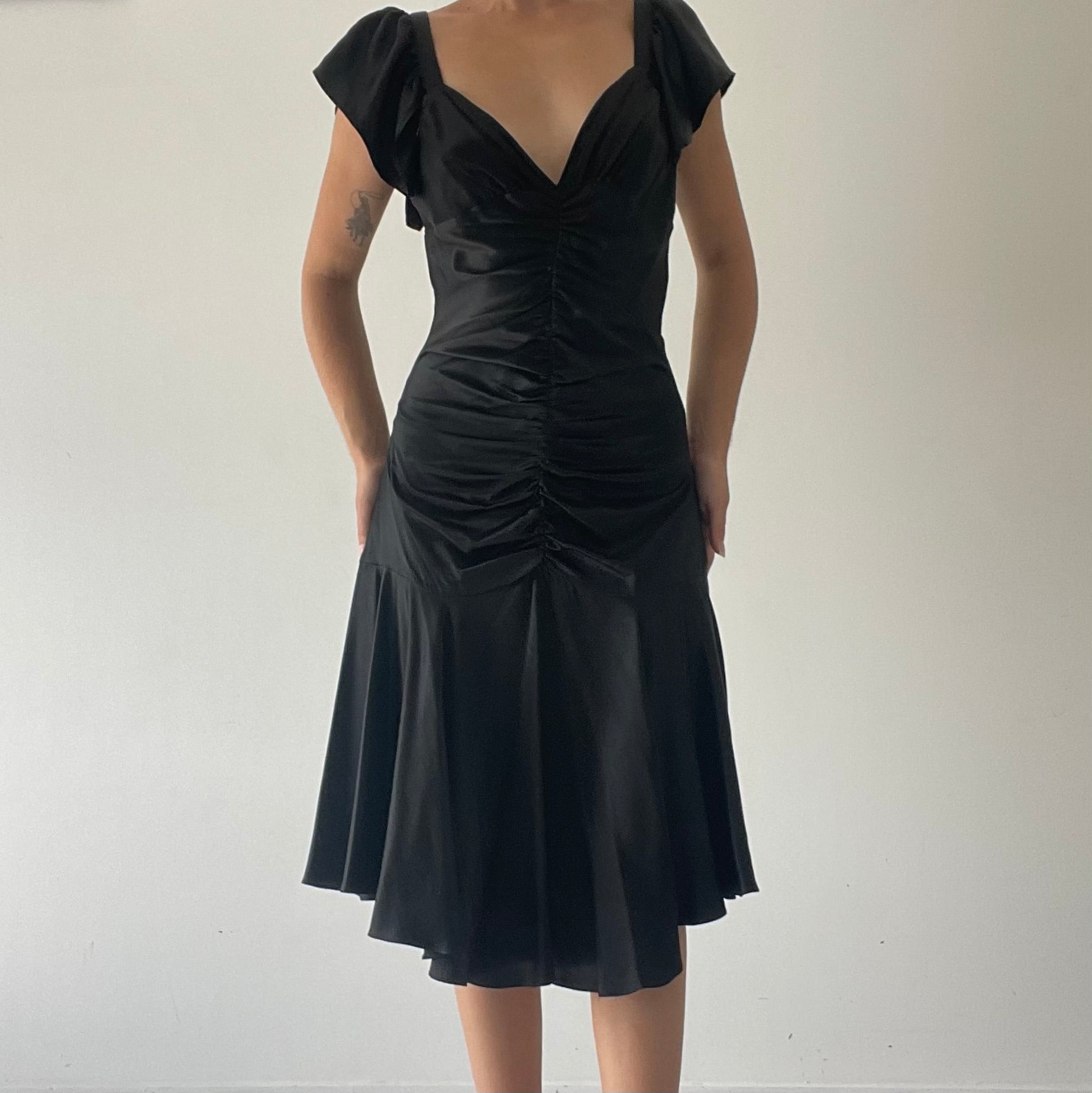 Isakelle Silk Midi Dress | Made in NZ | 8-10