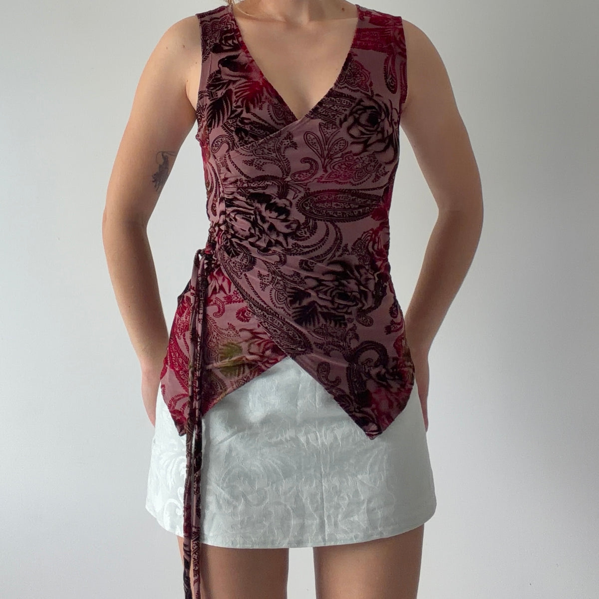 Velvet Burnout Cami Top | S
