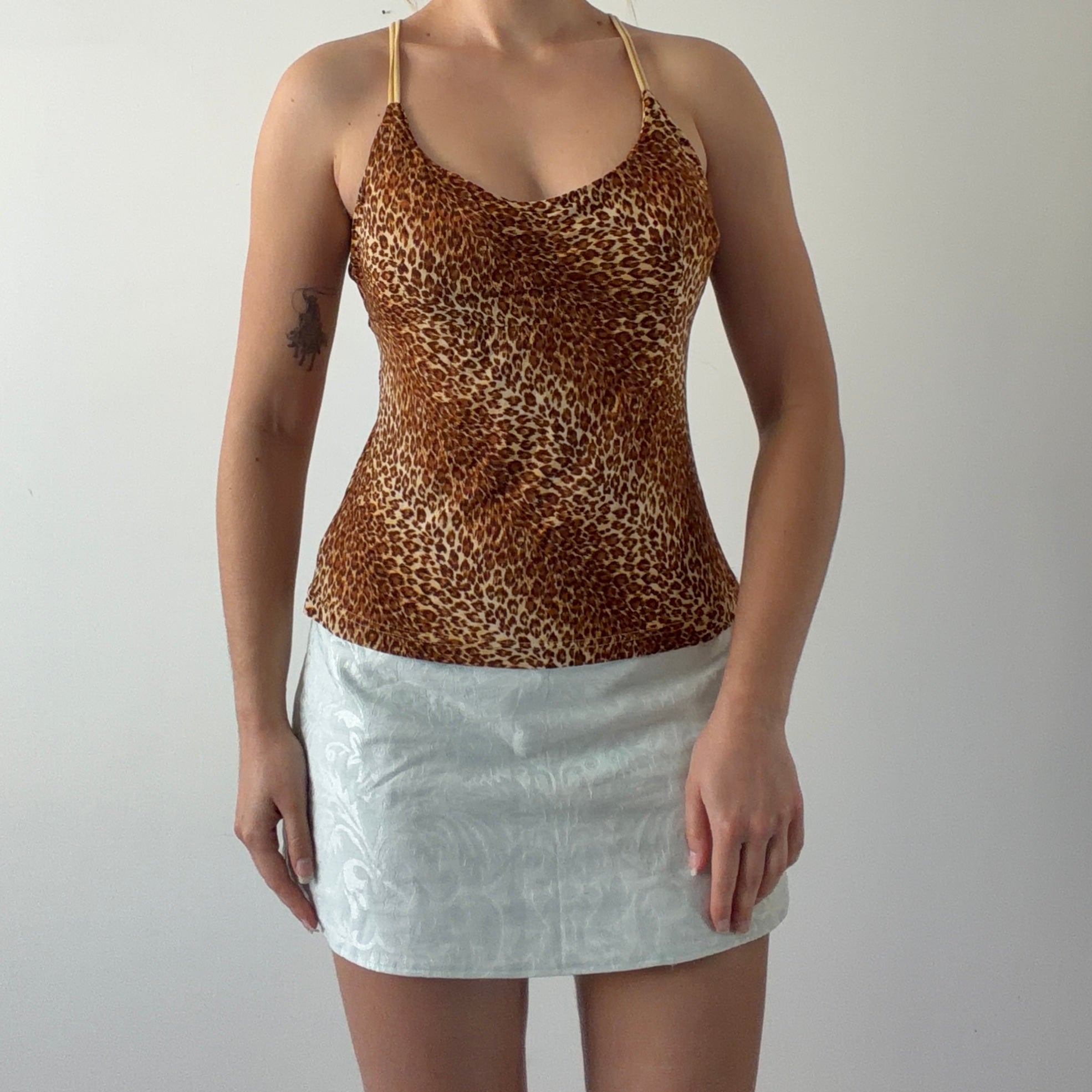 Leopard Strappy Cami | 8-10